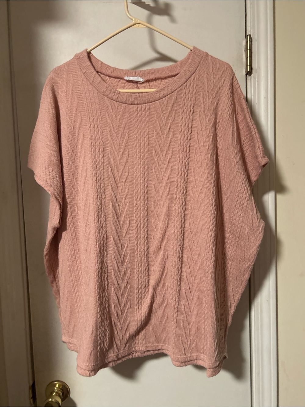 Women’s Relaxed Knit Top - Dusty Rose